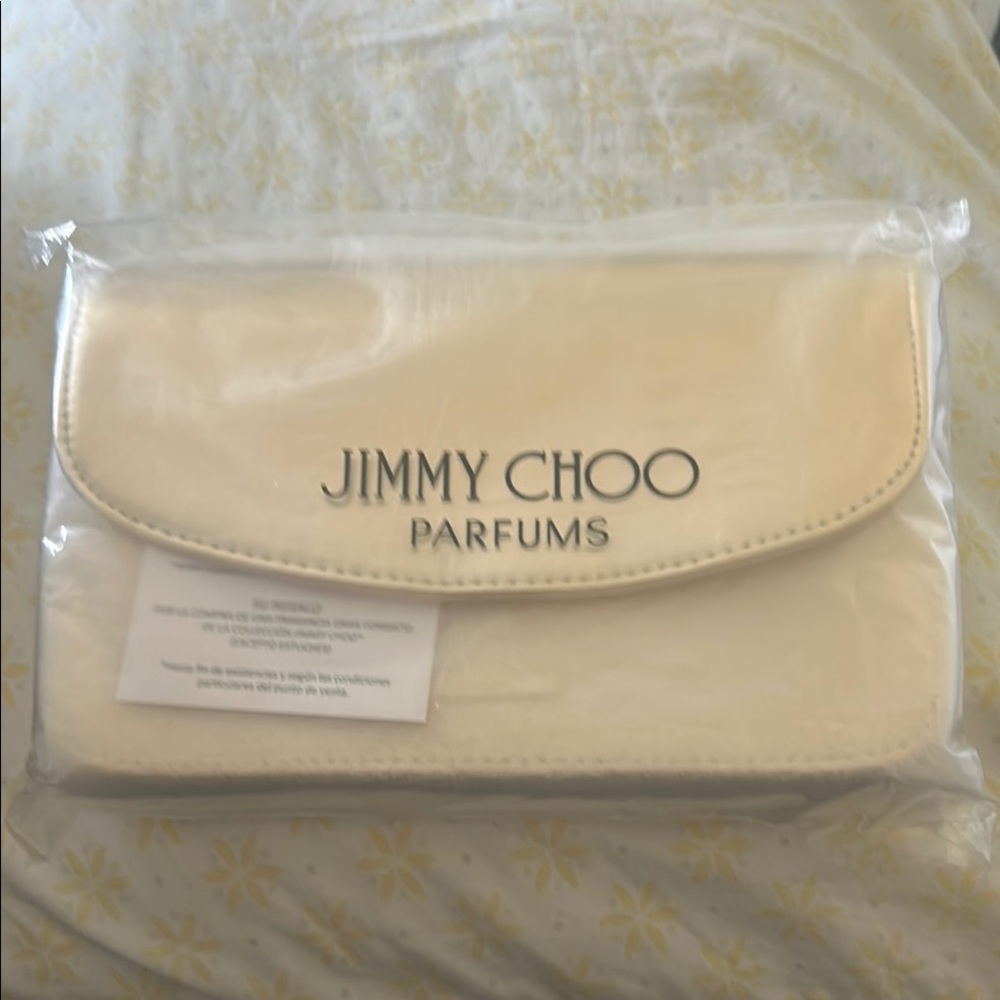 Jimmy Choo Parfums Gold Crossbody Bag with Chain - Picture 2 of 3